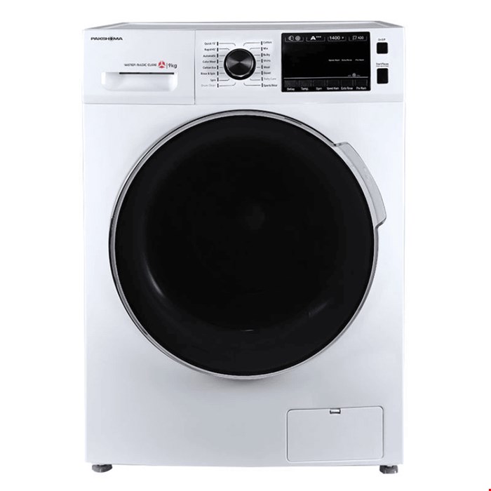  ماشین لباسشویی پاکشوما TFB-96401 WT سفید 9 کیلویی 