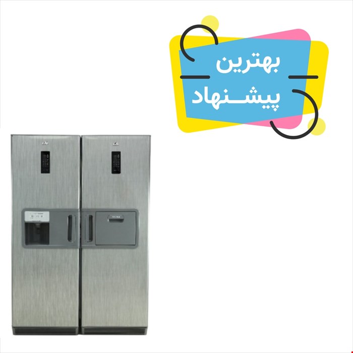 یخچال و فریزر دو قلو لایف مدل فلورانس (سیلور)