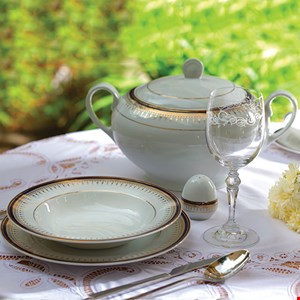 سرویس 28 پارچه چینی زرین مدل خاطره درجه یک(6نفره) 