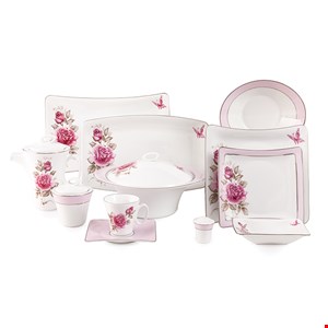 سرویس 90 پارچه چینی زرین ( 12 نفره)