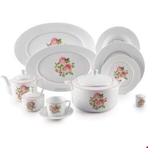 سرویس 102 پارچه چینی زرین مدل رزمونت (12 نفره )