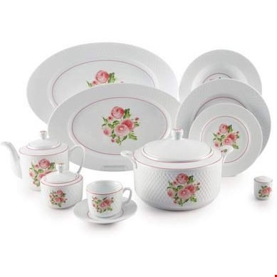 سرویس 102 پارچه چینی زرین مدل رزمونت (12 نفره )
